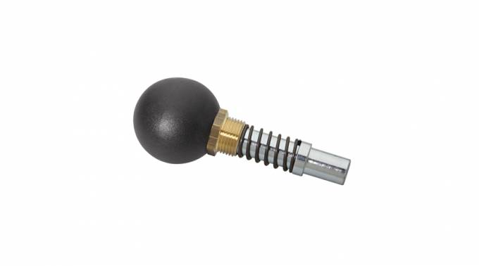 Black knob bolt complete with black knob
