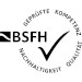 Approved Competence ✓ BSFH quality seal