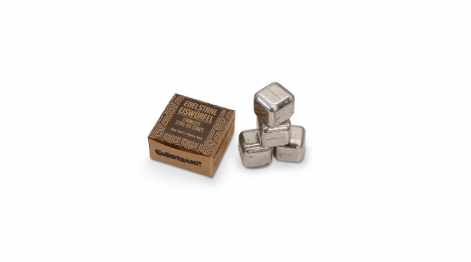 Stainless steel ice cube set