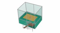 Trampoline Set "Stationary" - one jump area