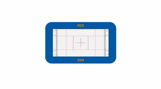 Frame pads - complete set - 50 mm stationary