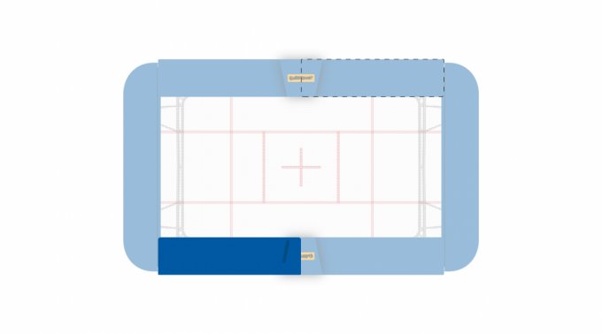 Frame pads long side left Ultimate 2