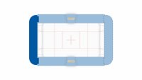 Frame pads 80 mm SAFETY PLUS, front side