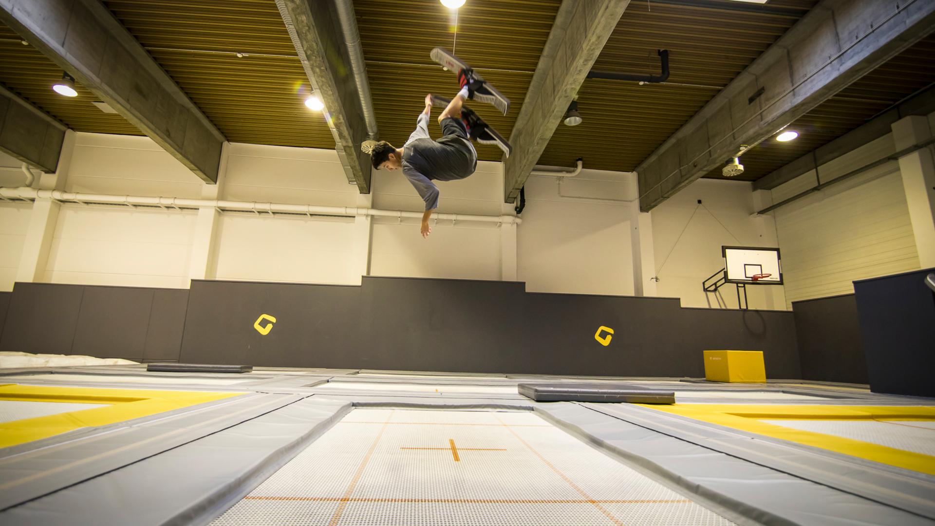 Ground Trampoline "Freestyle" OUTDOOR & INDOOR — Eurotramp Trampoline