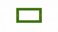 Frame pads LIGHT GREEN - complete set