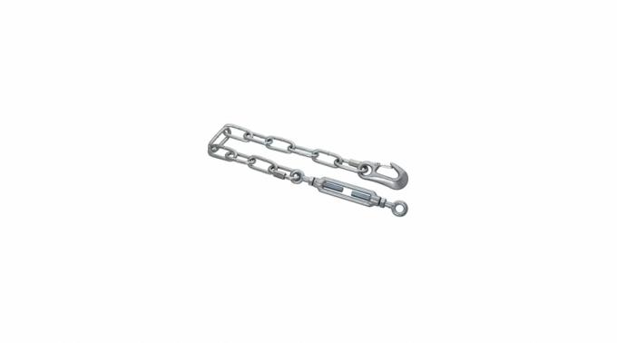 Chain c/w turnbuckle M10 and snap-hook